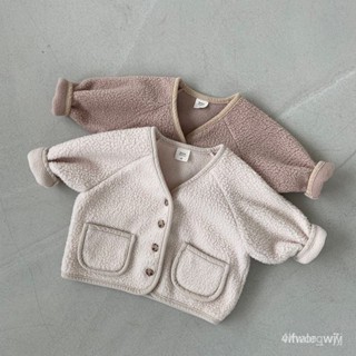 小象秋冬韓版寶寶衣服 嬰兒衣服 寶寶柔軟保暖休閒開衫 寶寶保暖外套 兒童外套 嬰兒外套 寶寶長袖外套