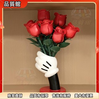🌟品質精選 米奇手手花瓶手套造型花瓶擺件 家居創意設計擺件 花瓶 花卉綠植器皿卡通造型擺件 收納架 米奇手花瓶 花可愛