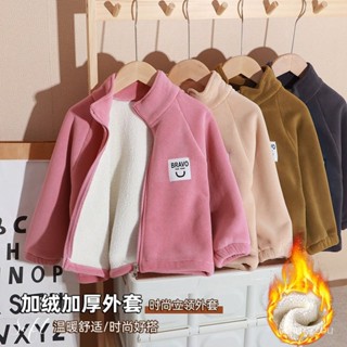 🔥桃園出貨🔥2025兒童冬季加絨加厚外套棉服中大童百搭保暖外穿棉襖男童女童 DYDI