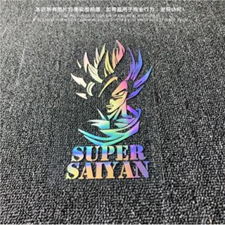 🔥cc精品小屋 車貼反光條 七龍珠孫悟空鏤空反光汽車貼紙潮流拉花後車窗個性擋風玻璃創意