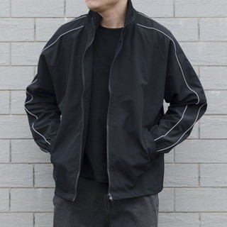 秋季 夾剋 男士 立領開衫 潮流 風衣 百搭 衣服 新款 韓版 寬鬆 休閒外套