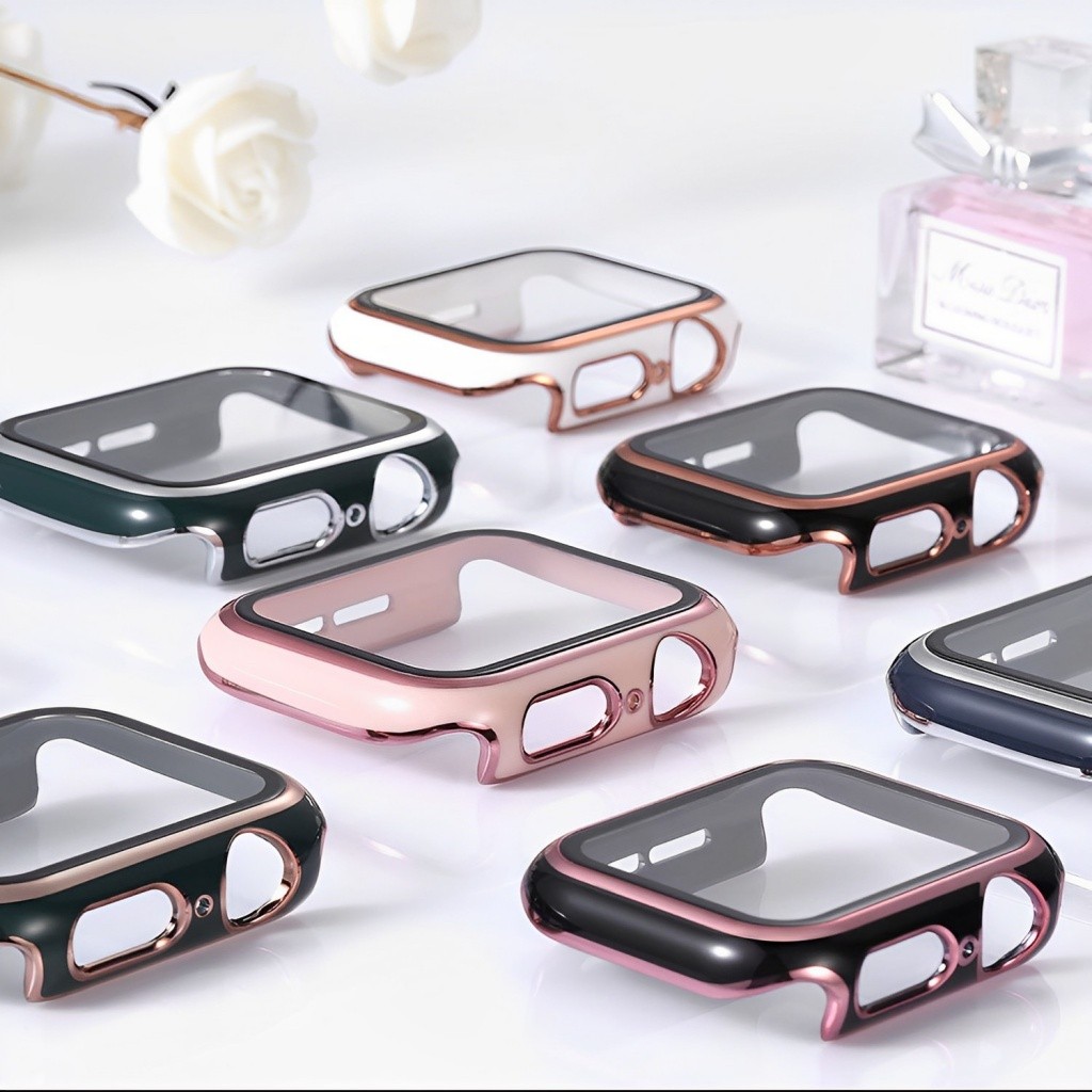 殼膜一體 蘋果手錶保護殼 適用 Apple Watch S10 9 8 7 6 5 SE 41mm 45mm 46mm