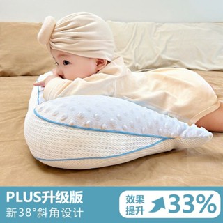 🔥cc精品小屋 嬰兒枕 抬頭訓練防吐奶斜坡墊排氣枕頭新生兒神器寶寶趴墊嬰兒趴趴枕脹氣