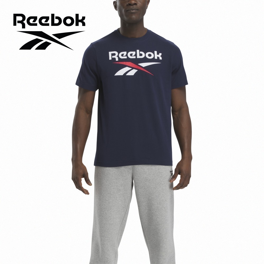 【REEBOK】_ Identity Big Logo Tee 短袖上衣_男_100037051官方旗艦店