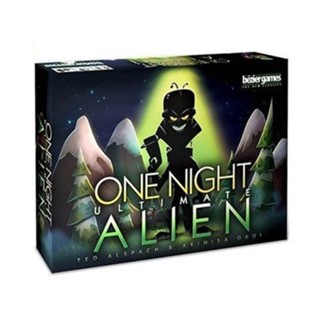 臺灣發貨-全英文版One night ultimate alien外星人休閒桌遊卡牌狼人係列
