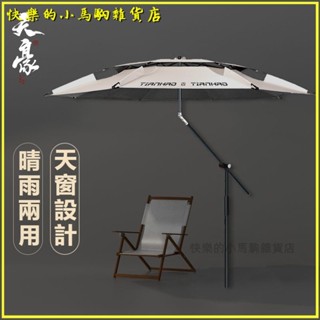 可開發票釣樂行釣魚專用傘黑膠新陞級防曬防紫外綫遮陽釣傘戶外垂釣傘地插 戶外釣魚傘 遮陽傘 露營傘 釣魚折疊傘 萬嚮調節傘