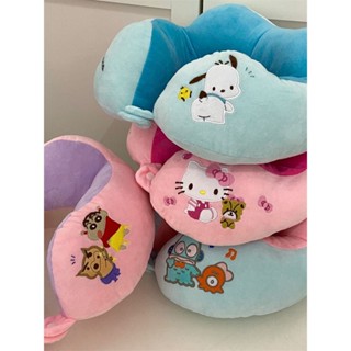 【❤臺灣發貨🔥】U型枕🎀 ins可愛卡通刺繡u型枕夏季涼感駝峰便攜護頸枕情侶款辦公室午睡枕