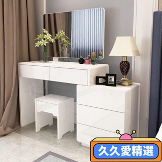 【新品】梳妝臺臥室小戶型迷你簡約現代化妝桌多功能梳妝卓可伸縮化妝臺JJAJ