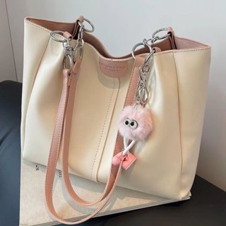KEKE潮流店(鞋服包)🌸大容量時尚質感通懃百搭大包包託特包女新款2024高階感小眾單肩包