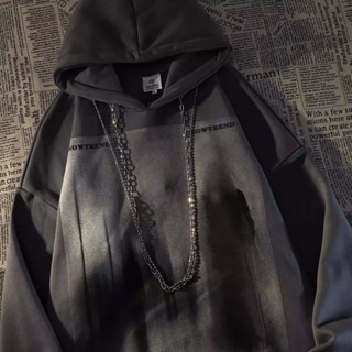 APT美式高街hiphop潮牌鏈條衛衣潮ins寬鬆街頭風加絨加厚歐美外套秋