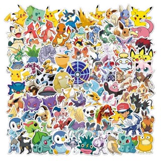 ★大比生活★100張入 神奇寶貝 精靈寶可夢 Pokémon 防水行李箱貼紙 機車貼紙 筆電貼紙（3）