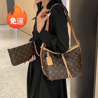🔥限時特賣🔥大容量託特包 韓版流行腋下包 24新款子母斜挎女包 百搭簡約單肩包 通懃託特包女 爆款側揹包 氣質女包
