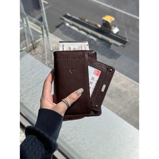 🐧限時免運🐧RFID新款防盜護照機票多功能保護套 復古拉鏈證件旅行卡包錢包護照證件 護照套 護照保護夾 護照包 護照