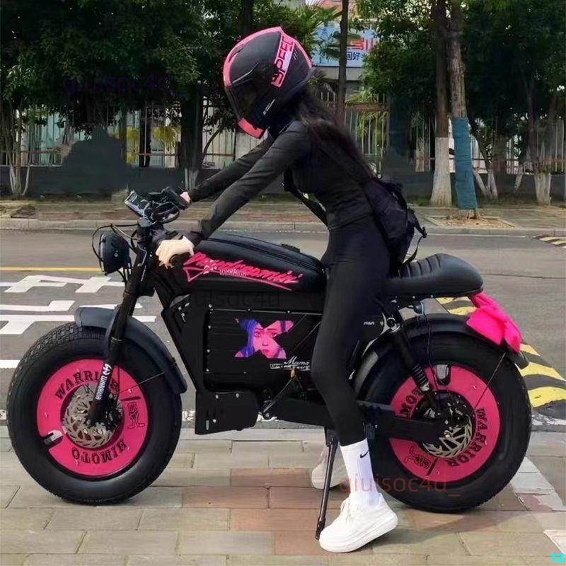 Himoto黑武士輕便助力電動自行車成人女越野鋰電瓶單車踏板電摩