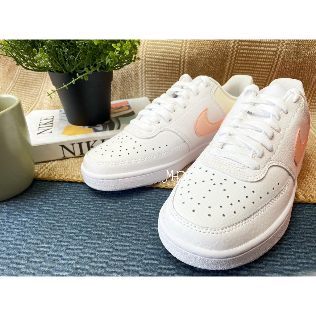 🕊️【Princess PEPE】Nike 休閒鞋 W Court Vision 女鞋 白 橘CD5434-103
