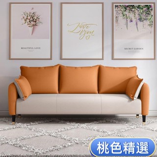 免運【現貨】精選傢俱小戶型客廳沙發簡約現代雙人兩三人臥室服裝店公寓齣租房北歐沙發#熱銷可開發票