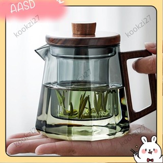 《限時折扣》玻璃茶壺 加厚耐高溫泡茶壺 茶水分離茶壺 沖茶煮茶沏茶壺 過濾高顏值帶蓋茶壺 花茶壺AASD