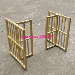 鐵藝桌腳辦公桌腿大板巖板桌腳茶幾桌子桌腳支架黑色框架金屬烤漆