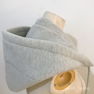 冬天必備💖可拆卸紐扣羽絨服帽加厚加大新款潮可拆卸單買假領子連帽衛衣帽子 V1BT