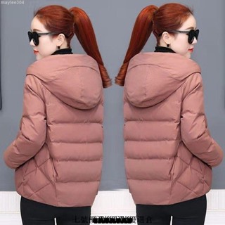 🎐🎐🎐超級優惠服 反季大碼女裝時尚寬松短款韓版衣 連帽顯瘦百搭冬服 外套女服