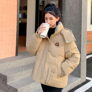 大碼外套 保暖風衣 防寒加厚外套 冬季外套 韓版大衣 麵包外套 新款羽絨服 防風大衣 小香風外套 寬鬆羽絨服 外套 大衣