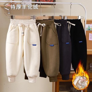 🍭小朋友🍭 兒童加絨褲子 冬季新款 特厚歐棉絨 中大男童女童 燈芯絨長褲