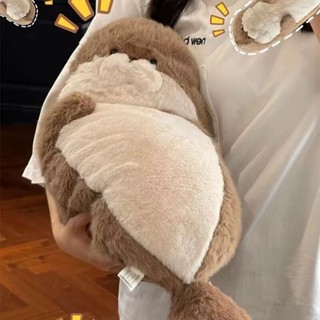 臺灣出貨✨新店優惠 公仔 玩具 毛絨玩具 抱枕 可愛海豹毛絨玩具公仔床上陪睡抱枕海獺玩偶布娃娃送男女生日禮物