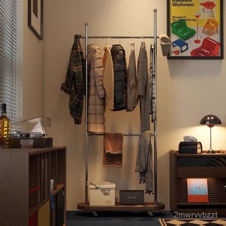 Ching Hsin 【店鋪熱銷】中古風衣帽架落地臥室小戶型可移動掛衣帽架出租屋多功能衣服架子