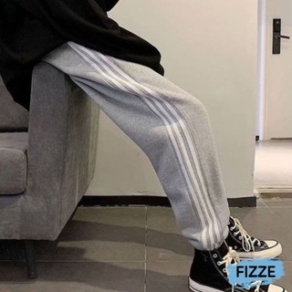 三線運動褲 運動褲 長褲 縮口褲 男女 情侶(MXW07)【FIZZE】