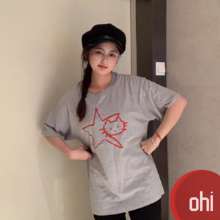 【ohi】寬鬆款短袖T恤 女韓版 ins潮學生上衣 寬鬆慵懶原宿風 打底上衣 女生衣服 GTMM3656
