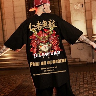 【M世代】短袖t恤男寬鬆印花大尺碼Oversize上衣ins潮流情侶潮牌五分袖夏季新款男生衣著(MHQG17)