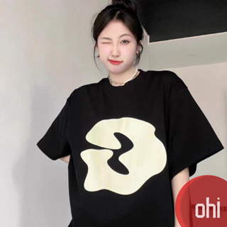 【ohi】寬鬆款短袖T恤 女韓版 ins潮學生上衣 寬鬆慵懶原宿風 打底上衣 女生衣服 GTMM3631