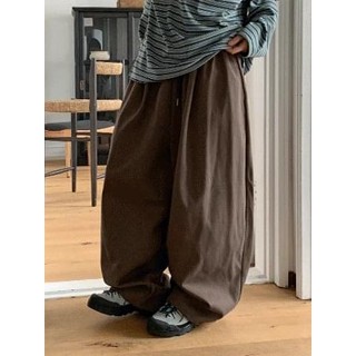 Codibook｜韓國 DAILYJOU 休閒卡其鬆垮寬褲［預購］長褲 哈倫褲 女裝