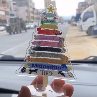 🚀好物推薦🚀黴黴泰勒斯威夫特聖誕樹立牌ins風亞剋力高顔值擺件桌麵裝飾禮物