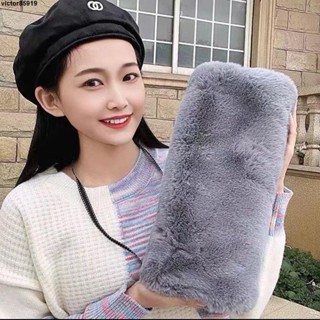 🔥 熱款🔥毛絨 保暖抱枕捂手枕高顏值暖手寶抱枕冬天捂手保暖毛絨套插手暖手筒套送中老年人禮物