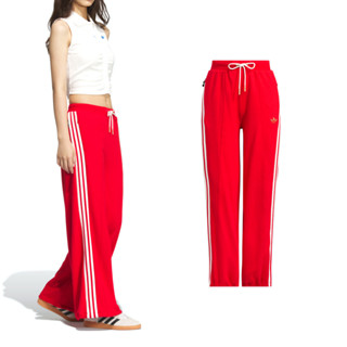 Adidas LNY W JERSEY P 女款 紅色 寬鬆 彈力繩調節式褲口 運動 長褲 JL8437