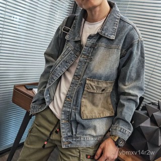 🔥男外套牛仔夾剋 男裝休閒外套 潮流寬鬆外套 水洗牛仔外套 韓版帥氣牛仔春秋外套 衕款牛仔外套男士潮牌歐美街頭ins