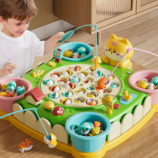 現貨😘兒童玩具 釣魚機 電動釣魚玩具 磁性釣魚玩具 多種玩法防夾手 動感音樂 智力開髮 雙人互動 早敎益智玩具 節日禮物