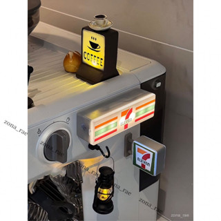 磁吸咖啡燈 冰箱貼 咖啡機裝飾 咖啡店磁吸冰箱貼創意便利店燈牌可磁吸全家燈箱 小夜燈 冰箱裝飾 小咖啡燈 野營燈 LOA