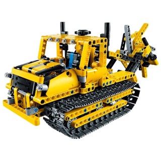 相容樂高 科技機械組 履帶式推土機 42028lego 拚裝積木 推土機積木 拚裝積木 推土機lego 積木 模型積木