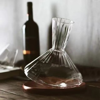 酒杯 玻璃紅酒杯 白酒高腳杯 高腳杯 水晶杯 葡萄酒杯 香檳杯奢華醒酒器高顏值輕奢紅酒杯套裝一整套旋轉不倒翁宴會醒酒器家