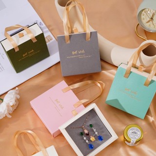 ✨阿信【客製化】【首飾盒】 新款 飾品盒 手提式 抽屜盒 高檔 首飾盒 耳飾 戒指 手鍊 項鍊 包裝盒 批發