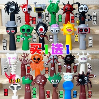 【臺灣-出貨】節奏盒子週邊手辦 1-10階段腐化形態 sprunki音樂遊戲 節奏盒子公仔 網紅模型玩具