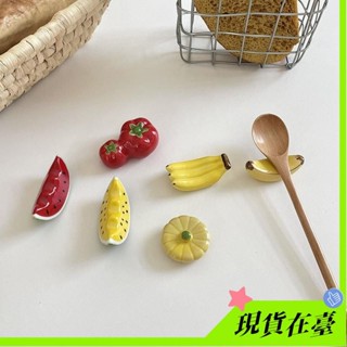 【臺灣熱賣】ins風可愛陶瓷筷子託卡通情侶筷子架日式筷子架餐桌擺件裝飾餐具