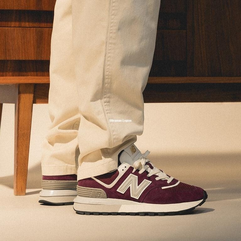 New Balance 574 酒紅色 中底 復古 慢跑潮鞋 男女潮鞋 U574LGAA