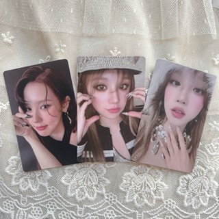 韓兔🍭*韓國正版代購*(G)I-DLE正規二黑版專卡 宋雨琦小卡 雪帽琦女警琦 趙美延 比心面
