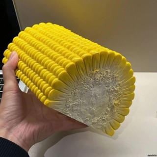 優選品質👉創意玉米紙盒客廳模擬家用紙巾盒茶幾桌面車載擺件個性收納盒搞怪