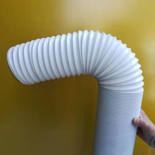 🍀PP折疊鋼絲伸縮定位風管萬向軟管艾灸排管白色移動空調新風管
