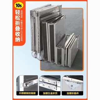 ｛限時特惠｝商用不銹鋼可折疊小吃車可移動戶外擺地攤夜市推車多功能餐車