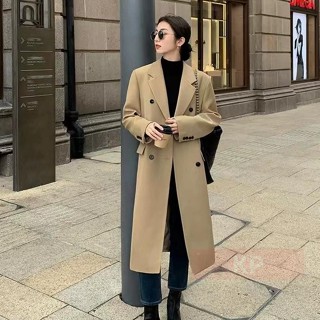 【KP精選】外套 Ins韓系長版西裝外套風衣大衣oversize寬鬆顯瘦美拉德穿搭休閒外套大尺碼女裝 10939